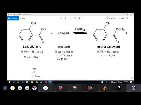 प्रयोग 5: मिथाइल सैलिसिलेट का संश्लेषण - खंड 6