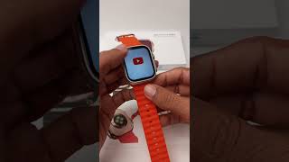 How to Use YouTube  in smart watch S8 Ultra #shorts