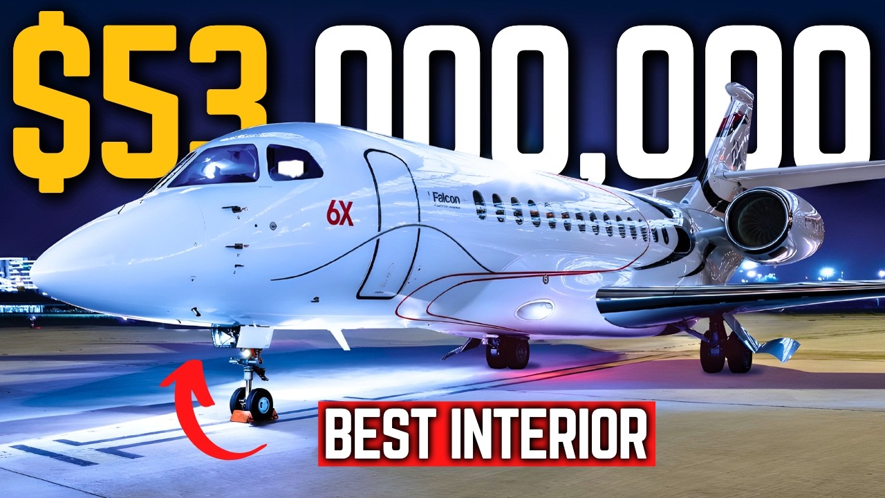 Внутри Dassault Falcon 6X стоимостью 53 миллиона долларов