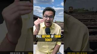 Full train ticket refund 🤩 #shorts