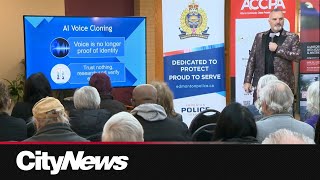 Edmonton police coach seniors on spotting scams and AI