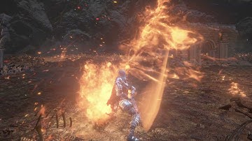 (Champions Ashes) Showcasing Smoldering Straight Sword