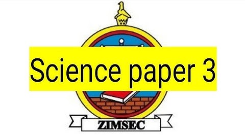 COMBINED SCIENCE PAPER 3