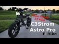 C3strom astro pro  best electric bike of 2022  vintage motorcycle meets bicycle