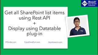 How to get all SharePoint list items using Rest API   Display using DataTables Plug-in