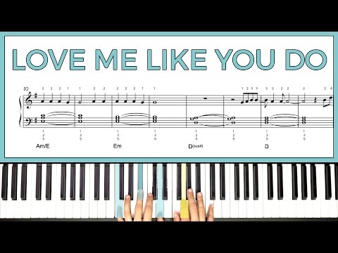 How to play 'Love Me Like You Do' by Ellie Goulding on the piano -- Playground Sessions