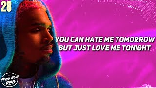 Chris Brown - Hate Me Tomorrow (Lyrics)