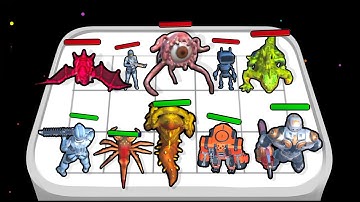 Merge Alian & Robots game in MAX LEVEL ⭐ Merge Simulator Battles