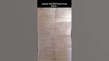 10th class Physics BWP Board group 1 paper 10th physics paper 2025 10th physics paper