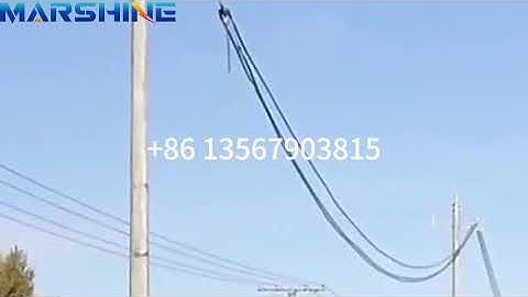 Transmission China Large Diameter Overhead Wire Stringing Blocks #cable #block #wire #tools #pulley