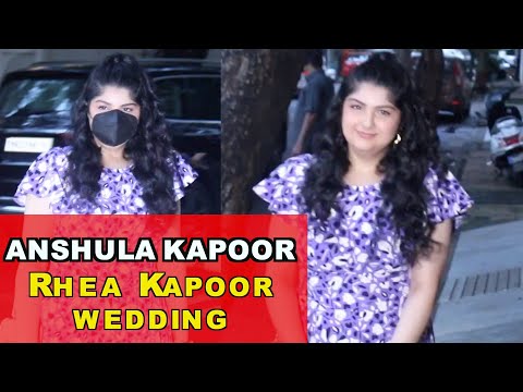 Anshula Kapoor At Rhea Kapoor's Wedding Reception