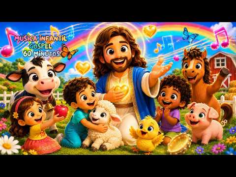 Jesus Ensina o Amor na Fazendinha | Histórias Bíblicas em Música para Crianças | Louvor 2026