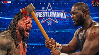 WWE 2K25 - Roman Reign vs The Omos🔥- Death Match WrestleMania | #wwe #krylexgaming screenshot 5