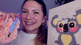 ASMR PUNCH NEEDLING - Malen mit Wolle für perfekte Entspannung