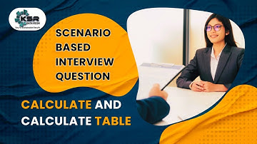 Scenario Based Interview Question | Difference Between Calculate and Calculate Table in DAX Function