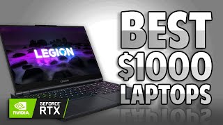 TOP FIVE $1000 Gaming Laptops (January 2022)