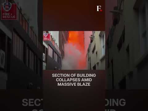 Building Walls Collapse Amid Massive Blaze In Sydney, Australia