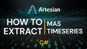 HOW TO: Extract Market Assessment Time Series from Artesian in C# SDK