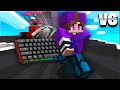 DRAG CLICKING KEYBOARD + MOUSE SOUNDS ASMR v6 HYPIXEL BEDWARS