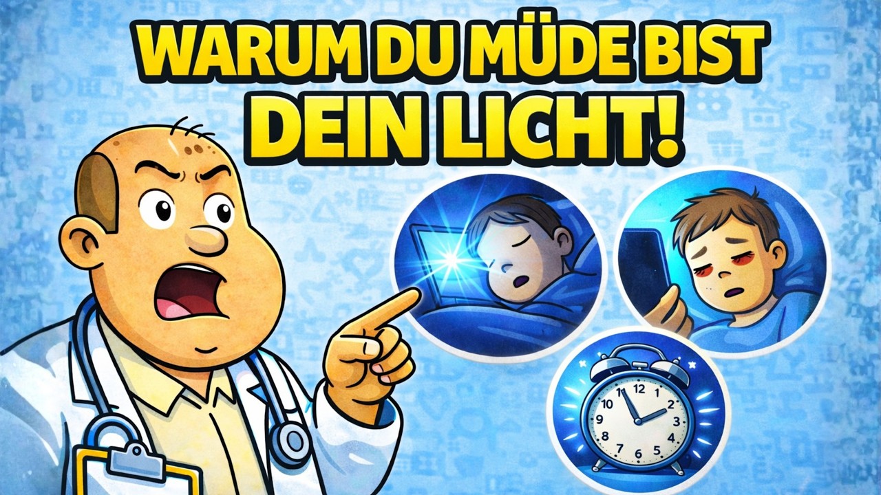 Warum du trotz 8 Stunden Schlaf müde bist – Dein Licht sabotiert dich JEDEN TAG