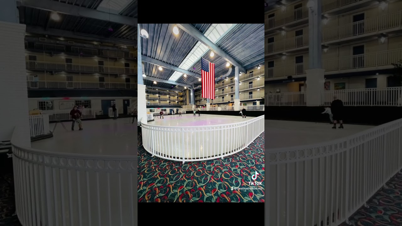 Just steps from the beach, Learn how to ice skate in Ocean City, Maryland!