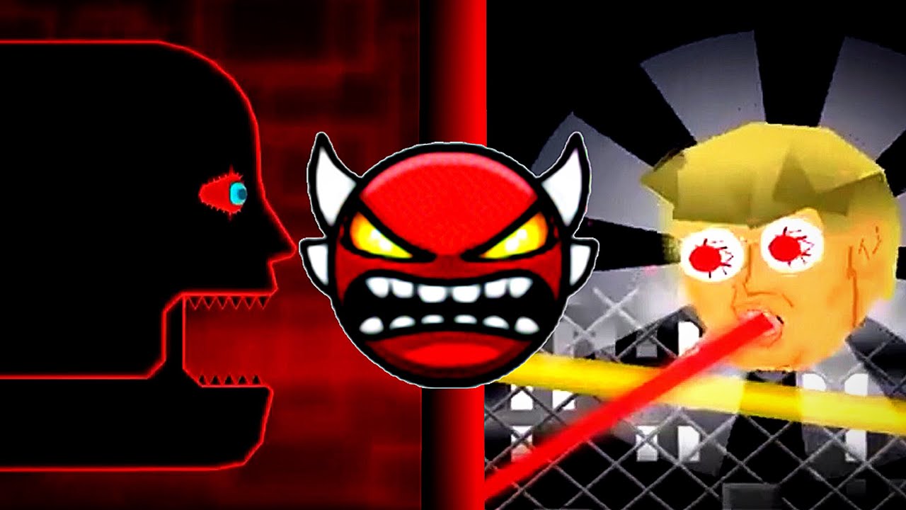 Top 5 Weird Geometry Dash Boss Battles Youtube