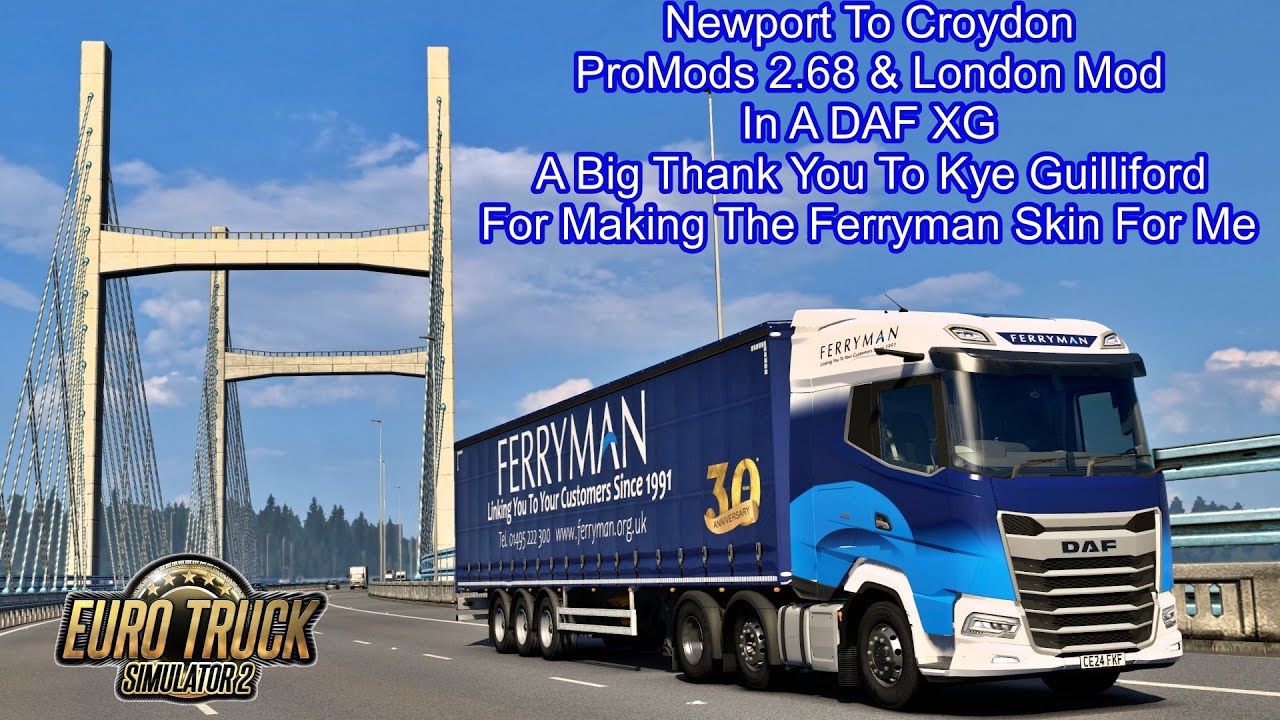 Euro Truck Simulator 2 Newport To Croydon ProMods 2 68 And London Map euro-truck-simulator-2-newport-to-croydon-promods-2-68-and-london-map