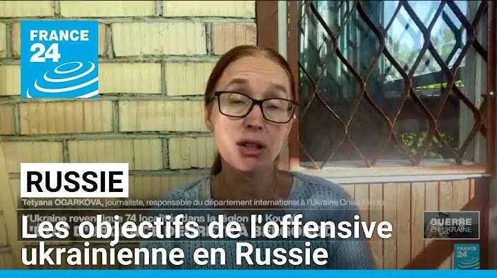 Ukrainian offensive in Russia: what are the stakes for the continuation of the conflict? • FRANCE 24