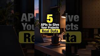 5 APIs to Give Your Projects Real Data 🚀 #shorts #techshorts #api #website #webdevelopment