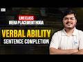 Verbal Ability for Placements by Yash Sir | Complete Concepts + Questions | Mera Placement Hoga