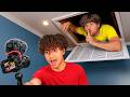 Sneaking Into FOLTYN'S VIDEO Without Him Knowing..