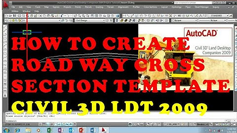 Civil 3d LDT 2009: How to create road way cross section template