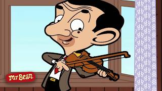 Can Mr Bean Learn How To Play The Violin? 🎻 | Mr Bean Animated Season 3 | Funny Clips | Mr Bean