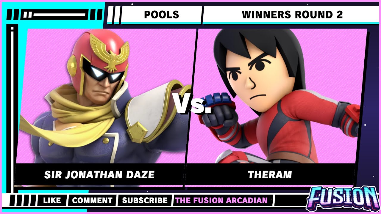 The Fusion Arcadian 12 - Бассейны - Сэр Джонатан Дэйз (Капитан Фалькон) против TheRam (Боец Mii) ...