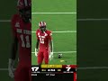 Caden Creel with a pass completion to Deondre Johnson for a 43-yard Gain vs. Georgia Southern Eagles
