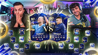 TOTY Mbappe vs TOTY Haaland SQUAD BUILDER BATTLE vs @EliasN97 🔥🔥