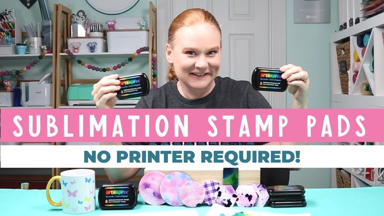 Artesprix Sublimation Stamp Pads and Ink Refills
