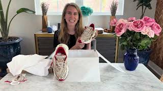 Christian Louboutin So Flo Women’s Running Sneakers Champagne Gold Unbox/Try On - Perfect "neutral"