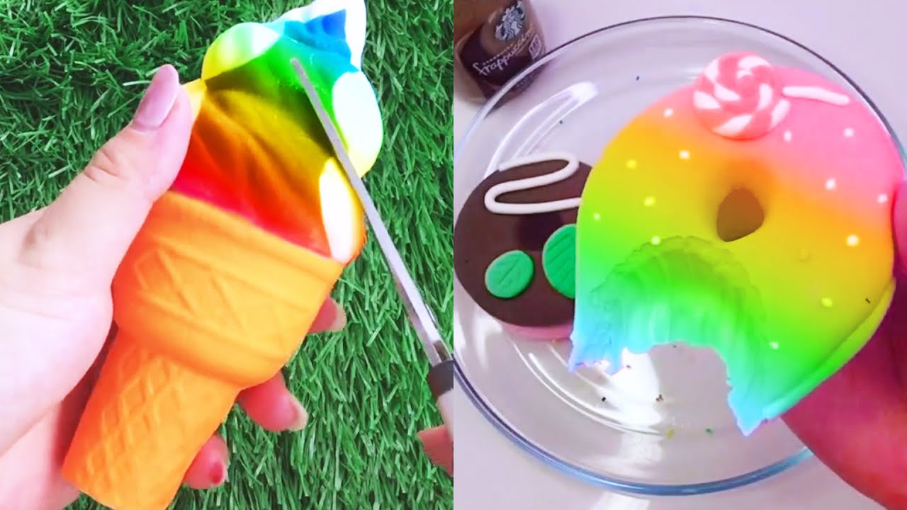 Relaxing Slime Compilation ASMR Oddly Satisfying Video 💖 - YouTube