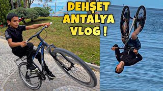 İlk Defa Bi̇si̇kletle Antalyaya Gi̇tti̇m Rampadan Deni̇ze Uçuşlar Vlog