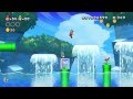 New Super Mario Bros. U Multiplayer Playthrough - Sparkling Waters