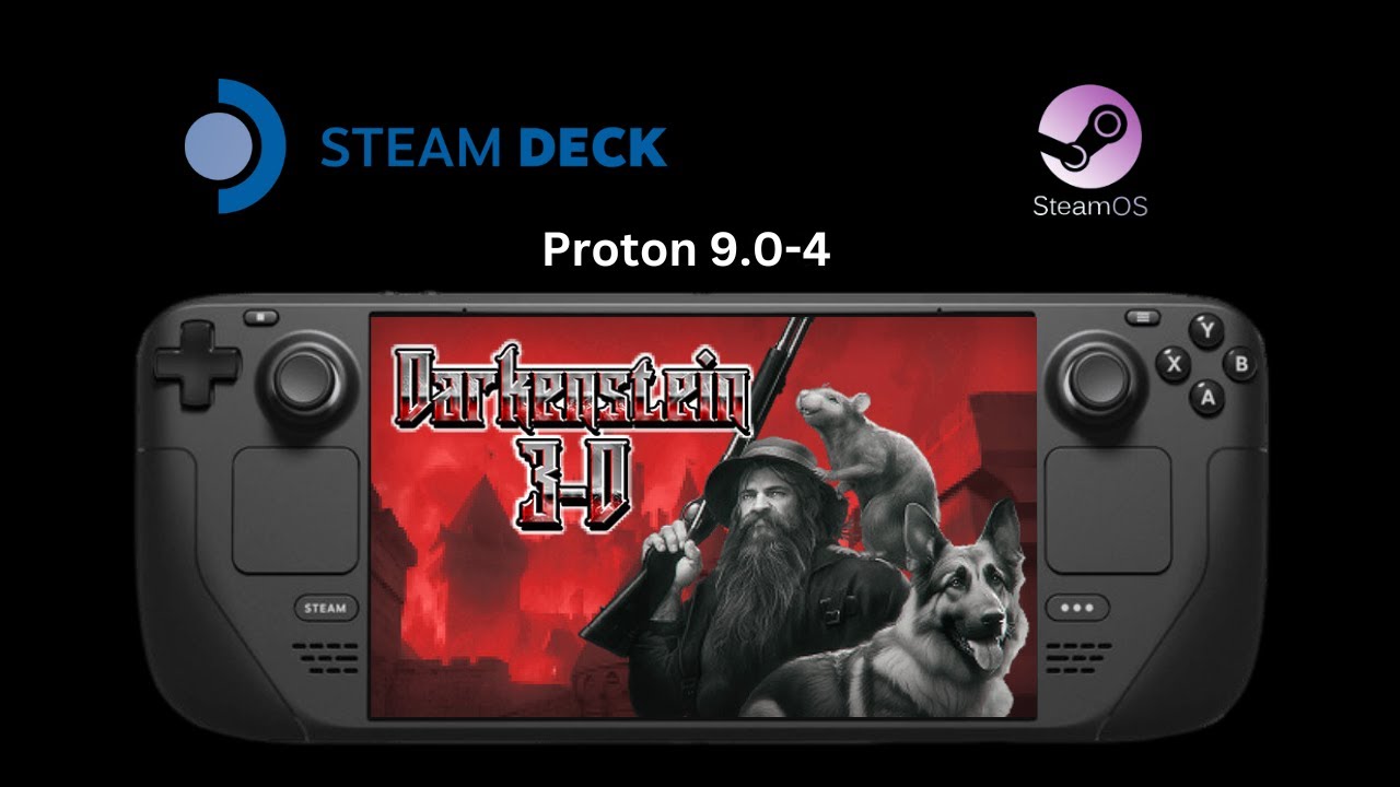 Darkenstein 3D - Steam Deck Gameplay | FREE Boomer Shooter