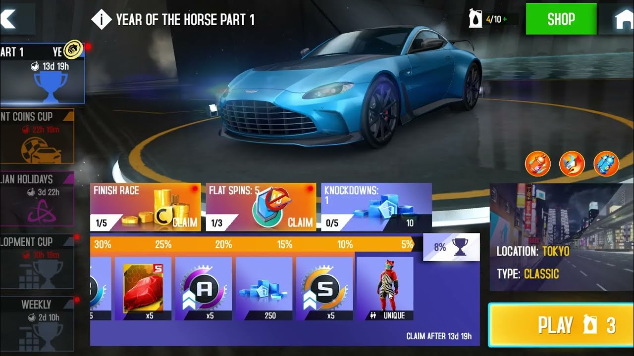 Asphalt 8, Golden Horse