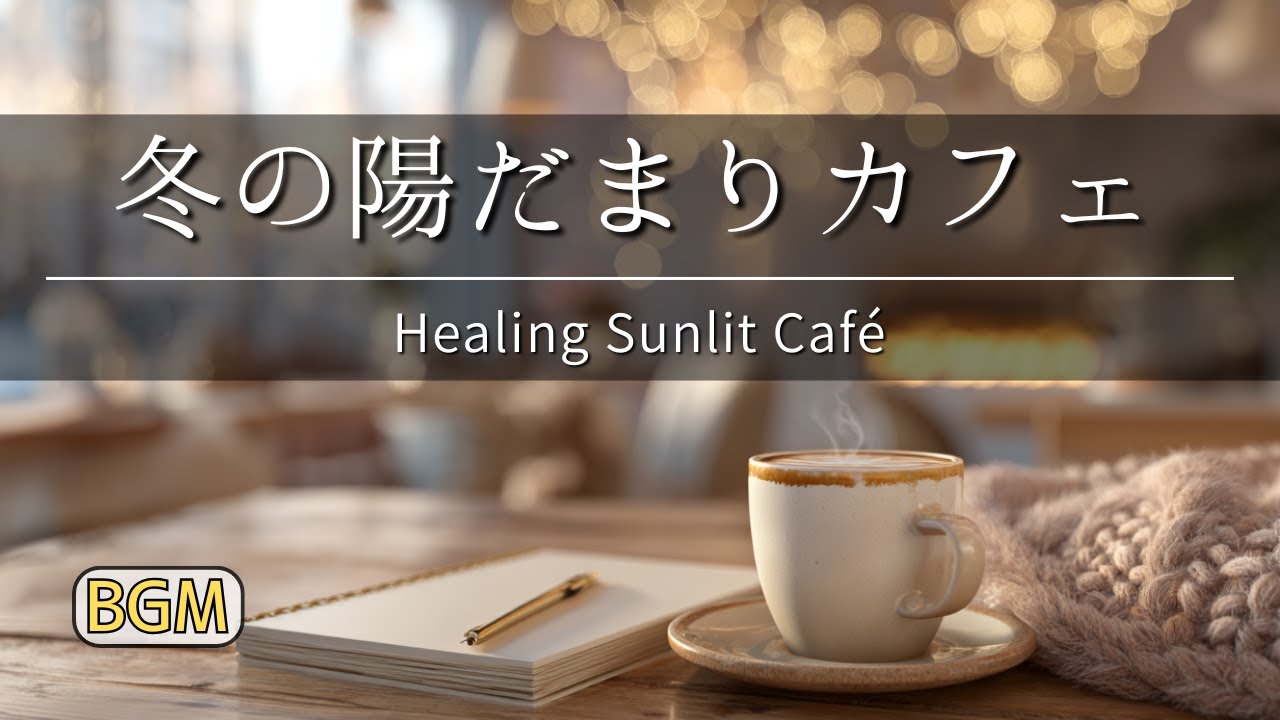 Winter Sunlit Café ☕ Relaxing Music for Focus, Study & Calm Ambience