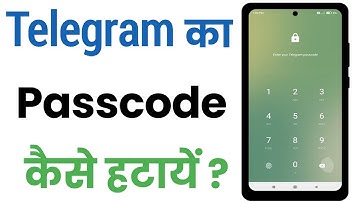 Telegram Se Lock Kaise Hataye? Telegram Ka Passcode Kaise hataye? Telegram Ka Lock Kaise Kholen