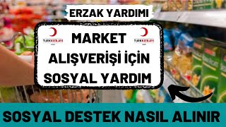 MARKET ALIŞVERİŞİ İÇİN SOSYAL YARDIM.NASIL ALINIR.HEMEN BAŞVURU YAP.