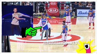 The Backpack Kid Dancing Live with The Harlem Globetrotters