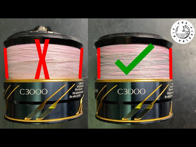 cant spool line fishing rod EASY FIX LINELAY ISSUE ON SPINNING REELS