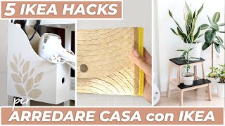 5 IKEA HACKS FACILISSIMI per ORGANIZZARE E ARREDARE CASA DIY