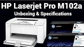 Hp Laserjet Pro M102a Printer Unboxing Youtube